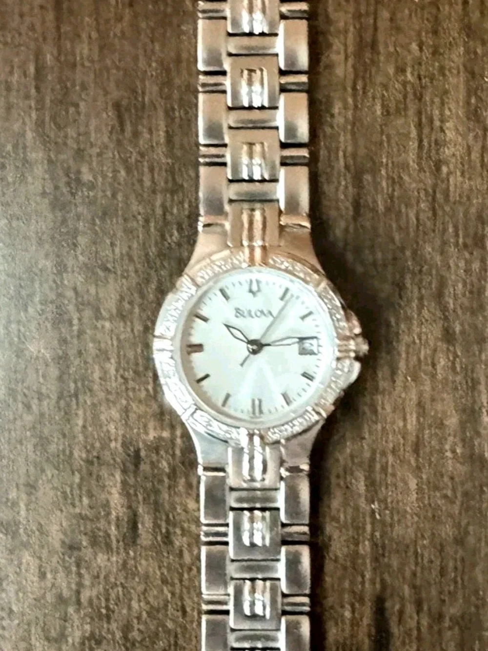 Bulova Women's Diamond Accent Dress Watch (Model 96R04)